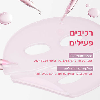 מסכת זרע סלמון להפחתת קמטוטים ולמראה עור חיוני וזוהר