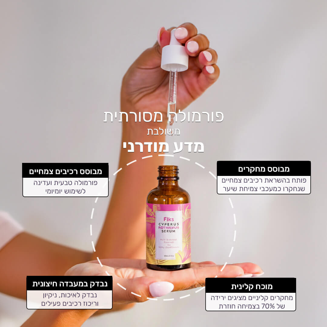 סרום סייפרוס לעור חלק משיער